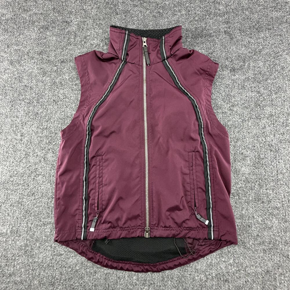 VTG Moving Comfort Jacket Womens Small Purple Windbreaker Running Cycling